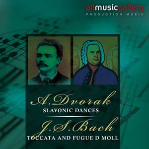 Album A.Dvorak, Slavonic Dances, J.S.Bach, Toccata and Fugue D moll